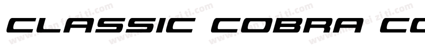 Classic Cobra Condensed Condensed字体转换
